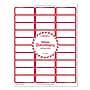 Geographics Holiday Address Labels, Red, 90/Pack (50073)~#|#~1B7152DC-AC62-45B9-A3EAF3C4D3C6E812_sc7