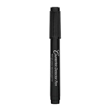 Dri Mark Counterfeit Bill Detector Marker Pen, Black, 24/Pack (3511B24)