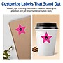 Avery Star Laser/Inkjet Multipurpose Labels, 2-1/4" x 2-3/8", Neon Magenta (480/Box)~#|#~1B7CE71B-5E46-4FCA-9E137CD495384129_sc7