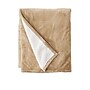 L.L.Bean Wicked Plush Sherpa Throw, Large, Camel Brown (1000152953)~#|#~1B7DDF42-FF89-4A4F-B87A2C9EBDBAA5F7_sc7