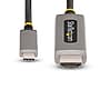 StarTech 6.6' 8K USB-C to HDMI Adapter Cable, Male to Male, Space Gray (135B-USBC-HDMI212M)~#|#~1B7F40DD-3108-47FF-8673B938FF568000_sc7