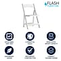 Flash Furniture HERCULES Wood/Vinyl Folding Chair, White (XF2901WHITE)~#|#~1B7F9061-976B-4EEE-950876A152B5C37A_sc7