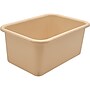Teacher Created Resources Small Plastic Storage Bin, 11.38" x 7.75" x 5", Light Brown, 6/Bundle (TCR20982-6)~#|#~1B810CCF-7F69-4E37-94EE17D77D17D770_sc7