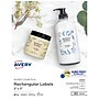 Avery Print-to-the-Edge Laser/Inkjet Rectangle Labels, 2" x 3", Glossy Clear, 80 Labels/Pack (22822)~#|#~1B892FB9-F6AC-4C1F-8469EA18A3456189_sc7