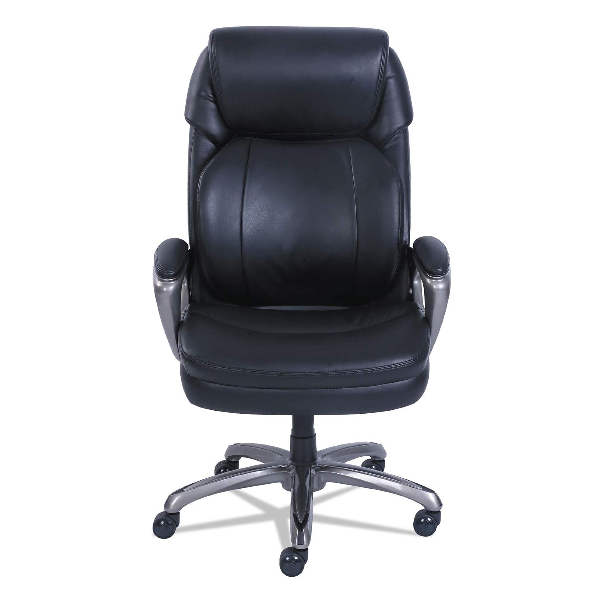 Serta SertaPedic Ergonomic Bonded Leather Executive Chair, Black (SRJ48965) Simolary simolary.com