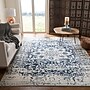 Safavieh Madison Collection 10' x 10' Square Indoor Area Rug, Machine Made, Cream/Navy (MAD603D-10SQ)~#|#~1B91D17F-0860-4EC1-999196FC26C39D07_sc7