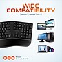 Delton G18 Wireless Ergonomic Keyboard and Optical Mouse Combo, Black (DKMKITERG18-WB)~#|#~1B967572-54B1-4152-8B7BC599271A5D28_sc7