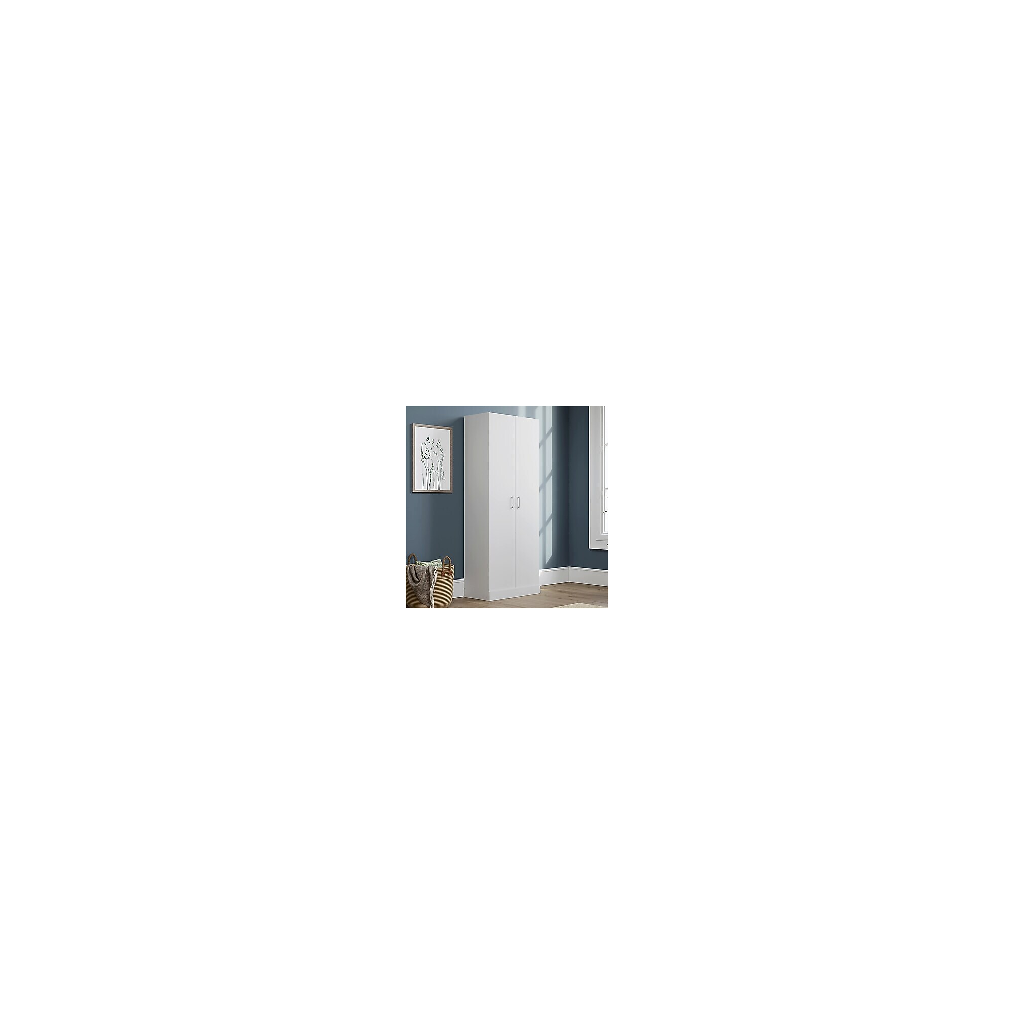 Sauder Select 60″H Storage Cabinet with 3 Shelves, White (433286) Sansujyuku sansujyuku.com