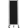 National Public Seating Robo Series 3-Panel Folding Mobile Room Divider, 72"H x 72"W, Black Fabric (RDG6-3PT10)~#|#~1B9F3589-A3B8-442A-9F907A2BB4ABCDB8_sc7