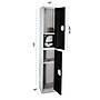 AdirOffice 72"H 2-Tier Black Storage Locker (ADI629-202-BLK-DL)~#|#~1BA06959-D9EA-4BBD-BA618B26CE88E8F9_sc7
