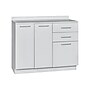 Viva Comfort 36.75'' Exam Room Storage Cabinet With 2-Shelves, 3-Drawers, Gray (ADIME902-BASE-42-NS-GRY-MK)~#|#~1BA481DA-C407-46E7-B74B370D26B8CEB4_sc7