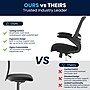 Flash Furniture Kelista Ergonomic Mesh Swivel Mid-Back Task Office Chair, Black (BLX5MBK)~#|#~1BA58EA7-3B01-4EC3-86DE88146957BAB0_sc7
