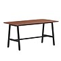 Flash Furniture Redmond 60"W x 30"D Conference Table, Laminate, Walnut (MTM6030WLTABF)~#|#~1BA69831-4157-42C5-B0EC60CCC12EF1D5_sc7