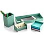 Officemate 4-Piece Desk Organizer Set, Plastic Set, Teal (21532T)~#|#~1BAA180B-F5F9-4F60-85CDAB70162ACF12_sc7