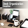 Mind Reader Desktop Organizer with 2 Coasters, 3 Compartments, Black (COASDORG-BLK)~#|#~1BAB75CE-9239-4B35-AEEED2E7F0223259_sc7