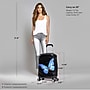 InUSA 20" Hardside Butterfly Carry-On Suitcase, 4-Wheeled Spinner, TSA Checkpoint Friendly, Black Butterfly (IUAPC00S-BBU)~#|#~1BADEDEB-9B06-4A21-96D30FB337EB4986_sc7