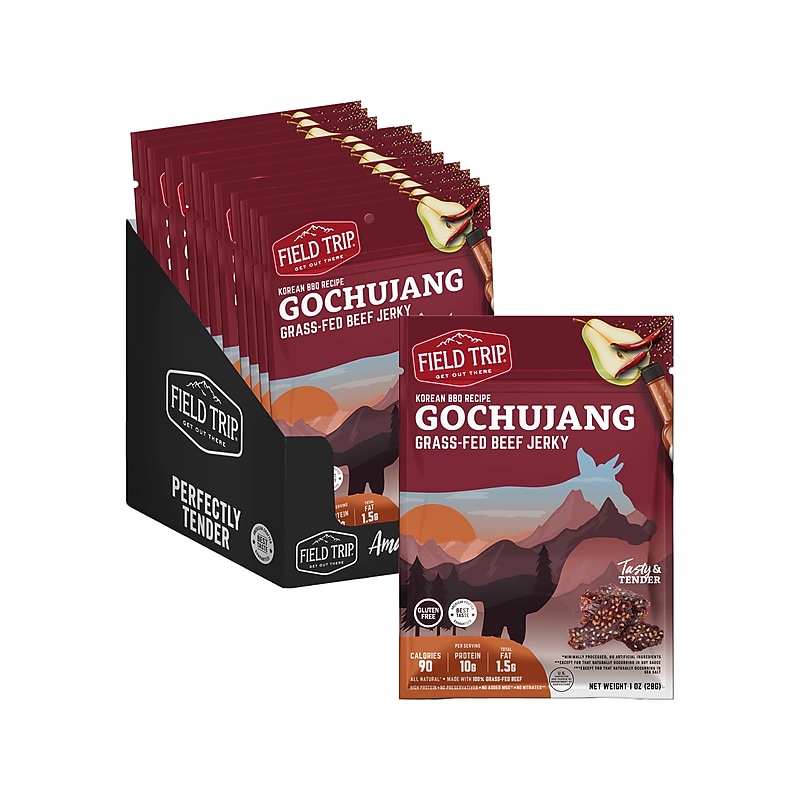 Field Trip Gochujang Beef Jerky, 1 oz., 12/Box (D0100BJ1211) image 1