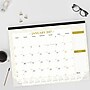 2027 Blueline Classic Gold 22" x 17" Monthly Desk Pad Calendar, White/Gold (C199003-27)~#|#~1BB3385A-CA29-4259-83C8180B368AECF4_sc7