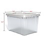Staples 20 Qt. Latch Lid Storage Bin, Clear (270018/250296)~#|#~1BB4F63B-46B4-4A8B-8F064A119BA45ED8_sc7