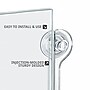 Azar Displays Window Sign Holder with Suction Cups, Front Loading, Clear Acrylic, 2/Pack (106627)~#|#~1BBA0A18-987C-4195-BAF32B0563C996D2_sc7