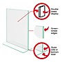 Deflecto Superior Image Document Holder, 8 1/2" x 11", Vertical, Table Top, Clear Acrylic (DEF5991790)~#|#~1BBC5204-4017-45C3-953FBDDB08C7593E_sc7