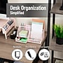 Mind Reader 7-Compartment Metal Desk Organizer, Pink (JOEORG-PNK)~#|#~1BBCF0E3-EF24-46CE-A27D51D4ED3CE67F_sc7