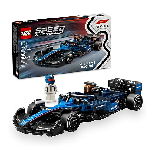 ウィリアムズF1 ワールドチャンピオンセット LEGO Speed Champions Williams Racing FW46 F1 Race Car, 263 Pieces