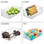 iDESIGN Large Stackable Plastic Storage Bin, Clear (03660)~#|#~1BC6C283-E15B-4594-B7A6E17565175157_sc7