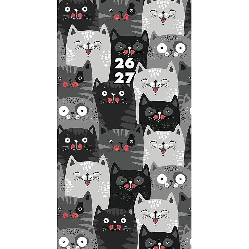 2026-2027 Willow Creek Purrfect 3.5" x 6.5" Monthly Planner Cover (57667X) image 1