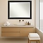 Amanti Art Ridge Black Frame Wall Mirror, 35.5" x 45.5" (A42674593703)~#|#~1BCCB466-3EA9-409D-978E02622DC96068_sc7