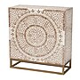 Baxton Studio Ercilia 30"H Mother of Pearl Storage Cabinet, Foliage Brown/White/Brass (240-13470-HiT)~#|#~1BD4AEC3-EB4B-4C61-8EF49F4059C6E74B_sc7