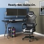 Staples Emerge Vomax Bonded Leather Ergonomic Gaming Chair, Black/Gray (61364)~#|#~1BD7C519-CB7F-4229-9B483A7A0A8E7FA9_sc7