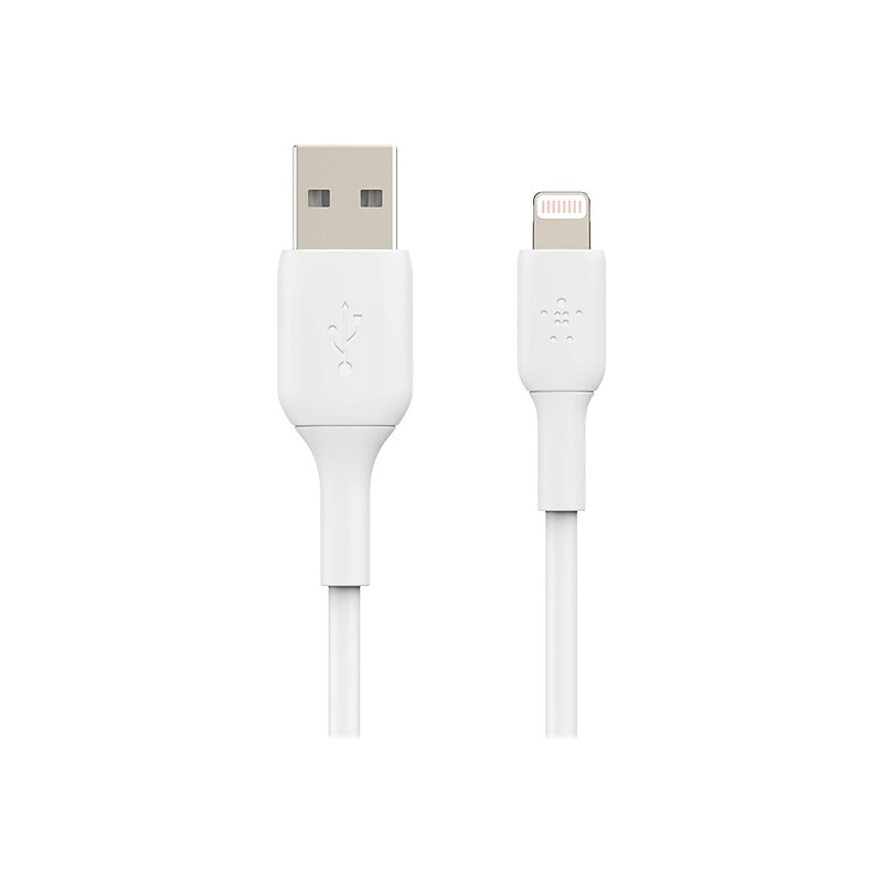 Belkin BOOST CHARGE 3.3' Lightning to USB A Cable, White (CAA001BT1MWH) image 1
