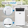 Black & Decker 115-Volt 12,000 BTU 8,150 (BTU DOE) Portable Air Conditioner with Remote, White (BPT08WTB)~#|#~1BD8D7C8-5A82-48E7-B5A099DA5C54E375_sc7