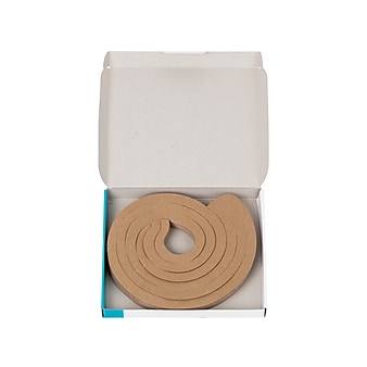 Flourish Paper Spiral Cushion Fill, Brown, 3/Pack, 6 Packs/Case (287430)