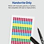 Avery Color-Coding Labels, 1/4 " Dia, Assorted Colors, 768 Labels/Pack (13962/5795)~#|#~1BDF77B0-9DE4-4934-A4D670C9D88973E6_sc7