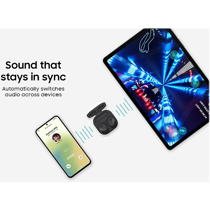 Samsung Galaxy Buds FE Wireless Active Noise Canceling Bluetooth Stereo  Earbuds, Graphite (SM-R400NZAAXAR) | Staples