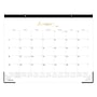 2026 Blue Sky 22" x 17" Monthly Desk Pad Calendar, Elevated White/Gold (155257)~#|#~1BE29F26-3702-40DC-879DC223AD21C0A9_sc7