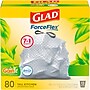 Glad ForceFlex Tall 13 Gallon Drawstring Kitchen Trash Bag, Gain Original with Febreze Freshness, White, 80 Total Bags (78750)~#|#~1BE2AA90-2251-4805-821DBFADE14F22E9_sc7