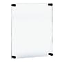 Azar Poster Holder, 26" x 32", Wall Mounted, Black, Acrylic (105530-BLK)~#|#~1BE706F8-E24B-4EBC-A147F9728C7DFA91_sc7