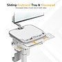 Mount-It! Powered Medical Cart Workstation with Power Kit, Monitor Arm, Scanner and Wipes Holders, White/Gray (MI-16065)~#|#~1BECD193-EE0A-4EBD-BEEAF209B95741AB_sc7