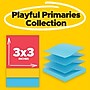 Post-it Super Sticky Pop-up Notes, 3" x 3", Playful Primaries Collection, 90 Sheet/Pad, 6 Pads/Pack (R330-6SSAN)~#|#~1BED6434-3152-4180-B2000086B725BFCC_sc7