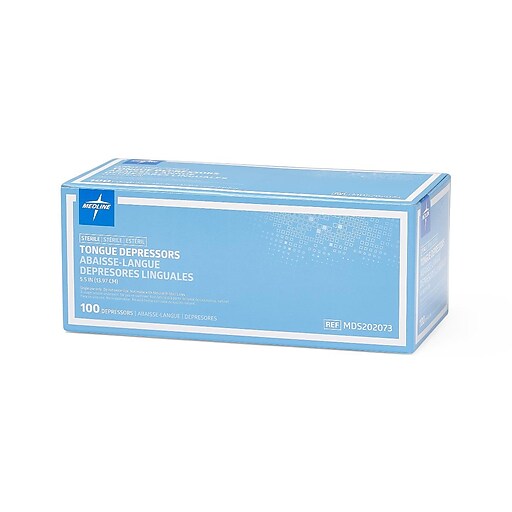 Medline Tongue Depressors, 5 1/2