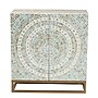 Baxton Studio Quintus 30"H Mother of Pearl Storage Cabinet, Mosaic Multicolor/White/Gold (240-13473-HiT)~#|#~1BF3C291-0FBC-4494-8C28E23D423DF864_sc7