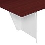 Regency Array 120"W x 48"D Conference Table with Grommet, Mahogany/White (ACT12048MHWH)~#|#~1BF73136-90C5-4CFD-83EC9A1A36BD337C_sc7