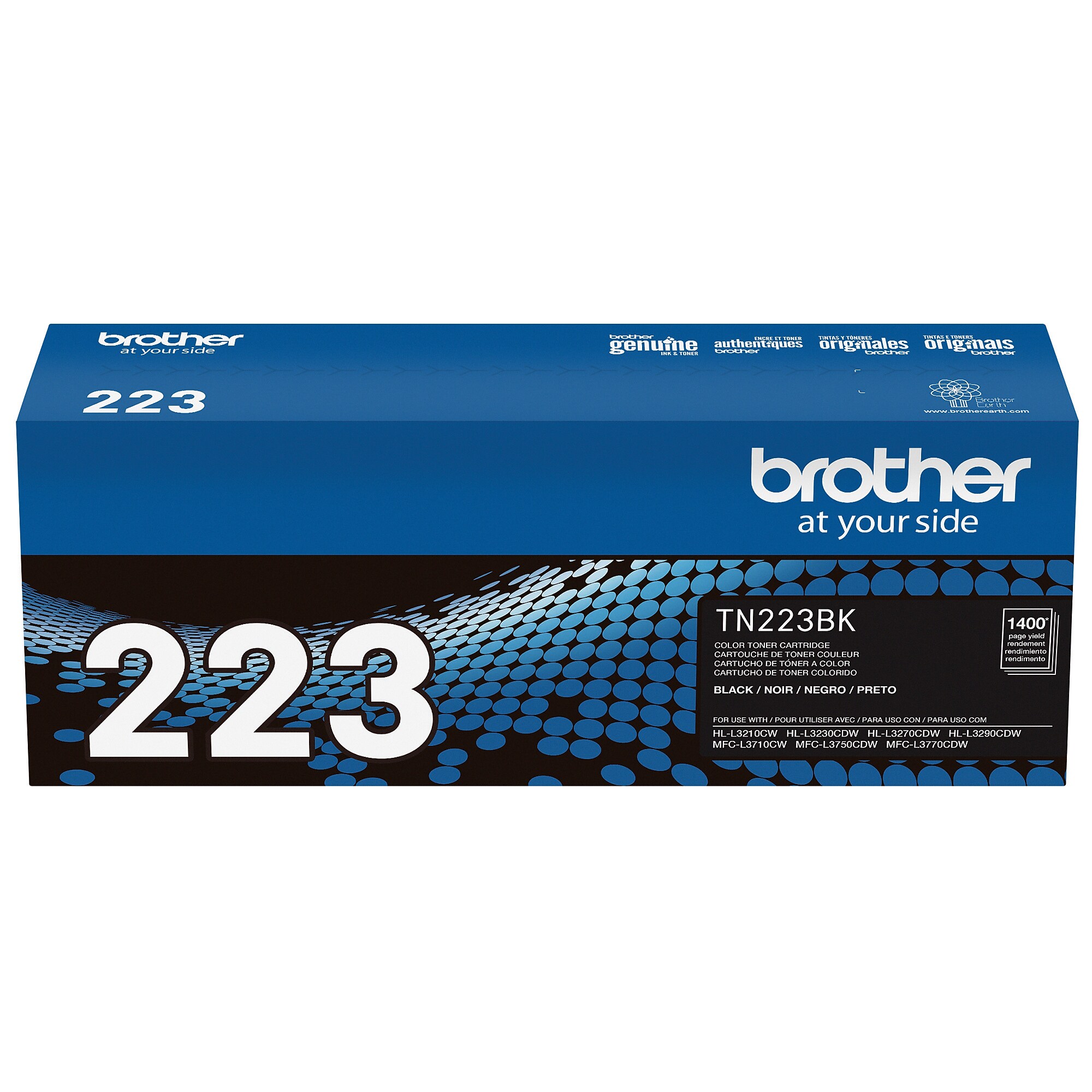 Brother TN-223 Black Standard Yield Toner Cartridge, Print Up to 1,400 Pages (TN223BK) Sansujyuku sansujyuku.com