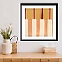 Amanti Art Broken Stripes 3 by Laura Nugent Wood Framed Wall Art Print, 21" x 21" (A42675547358)~#|#~1BF96660-89A0-4344-89974D510E288E26_sc7