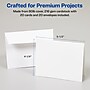 Avery Quarter-Fold Greeting Cards with Envelopes, 4.25" x 5.5", Matte White, Inkjet, 20/Pack (03266)~#|#~1BFFC750-A619-44A3-AE329CD737FB93F9_sc7