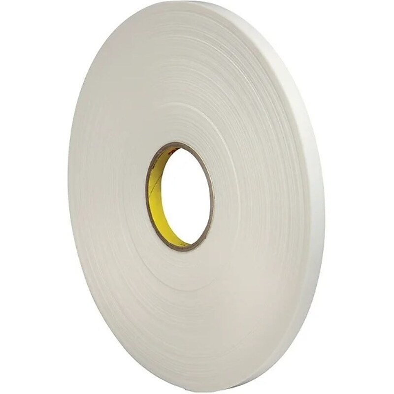 3M Indoor Double-Sided Mounting Tape, 1/2" x 5 yds., White (TDST9534462R) image 1