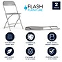 Flash Furniture HERCULES Series Plastic Banquet/Reception Chair, Gray, 2/Pack (2LEL3GREY)~#|#~1C04EDA8-1D20-4719-A2D358F98CD12B7F_sc7